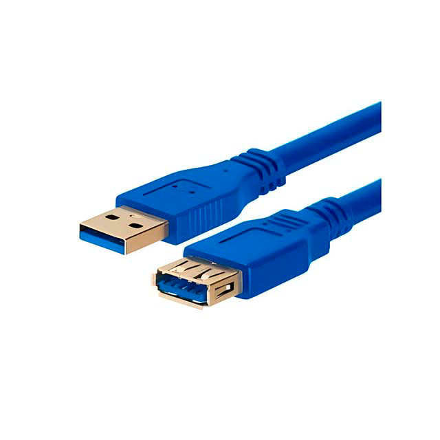EXTENSION MACHO A HEMBRA USB 3.0 AZUL