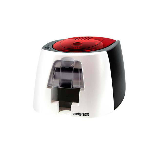 KIT BADGY EVOLIS BADGY200 - PVC, NEGRO,
