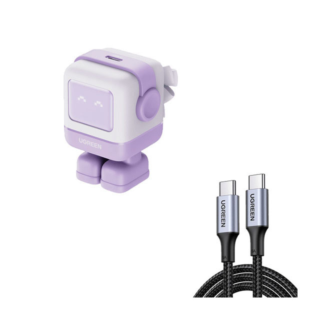 Cargador Ugreen Nexode mini 30w rosa