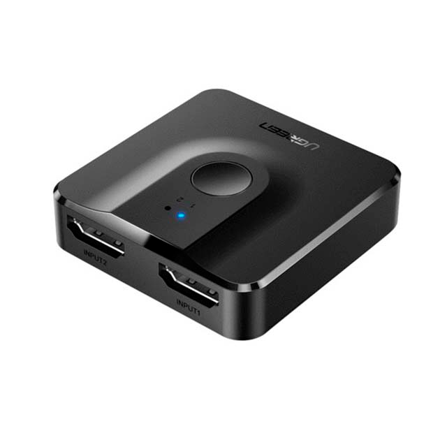 CONMUTADOR Ugreen 4K 2 EN 1 SALIDA HDMI