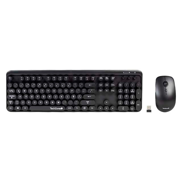 Kit Teclado/Mouse TechZone TZ19 Español