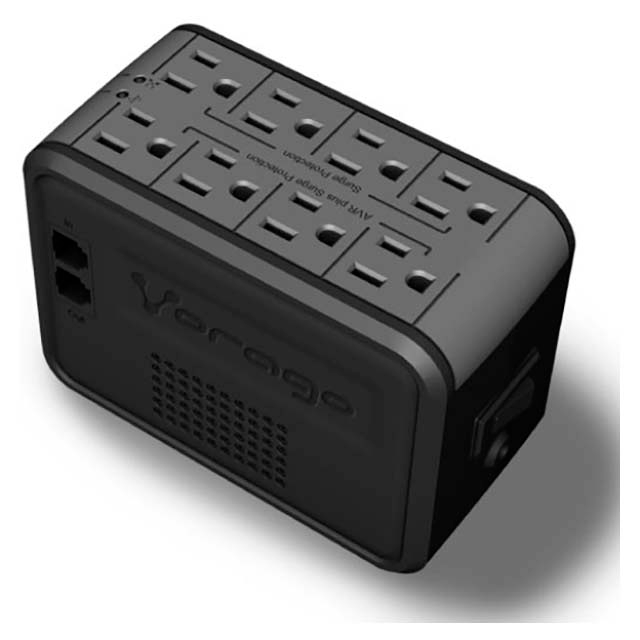 REGULADOR VORAGO - 8, NEGRO, HOGAR, 1000