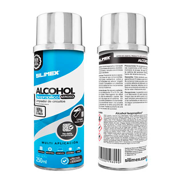Alcohol Isopropilico SILIMEX 250ml