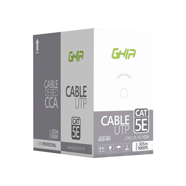 Bobina 305m Cat5e Ghia GCB-001