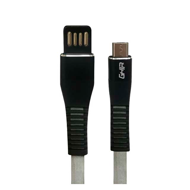 Cable micro USB GHIA 1 metro color negro