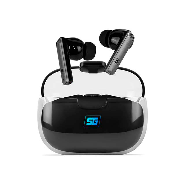 AUDIFONOS VORAGO ESB-301-PRO NEGROS