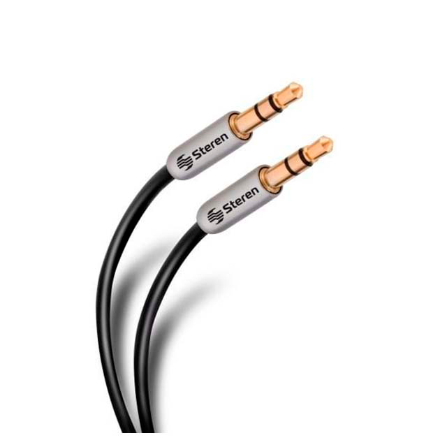 Cable ultradelgado auxiliar Steren 90cm
