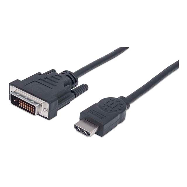 CABLE D/VIDEO HDMI-DVI-D MANHATTAN 1.8M