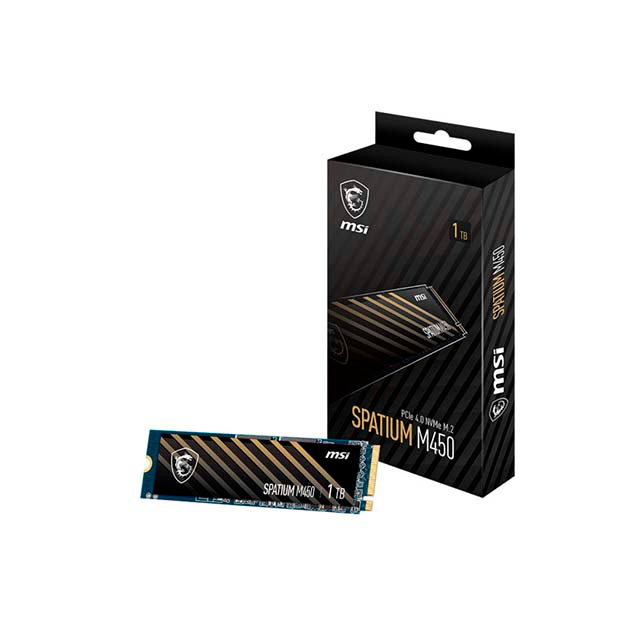 SSD 1TB M.2 NVMe PCIe 4 MSI SPATIUM M450
