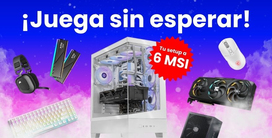 Arma tu setup a meses sin intereses