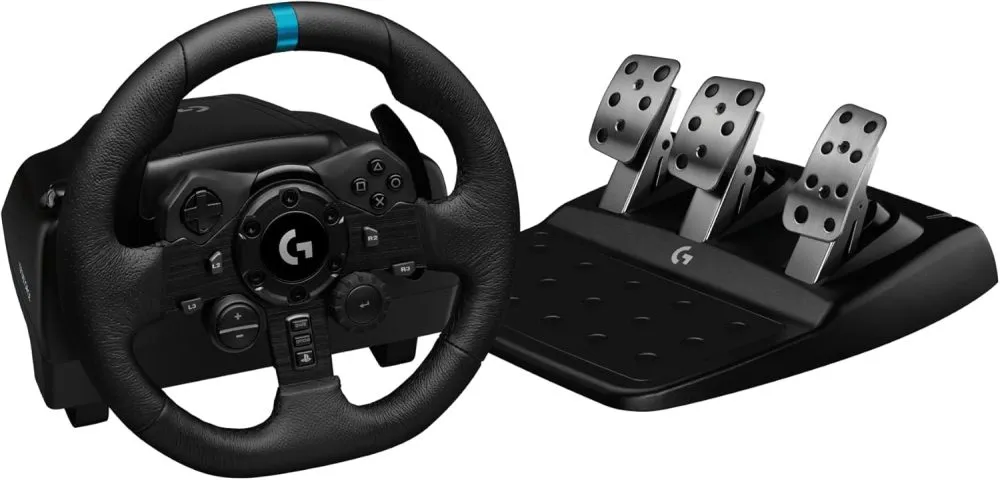 Paquete Volante con Pedales Logitech G923 y Palanca Driving Force Shifter - imagen 1