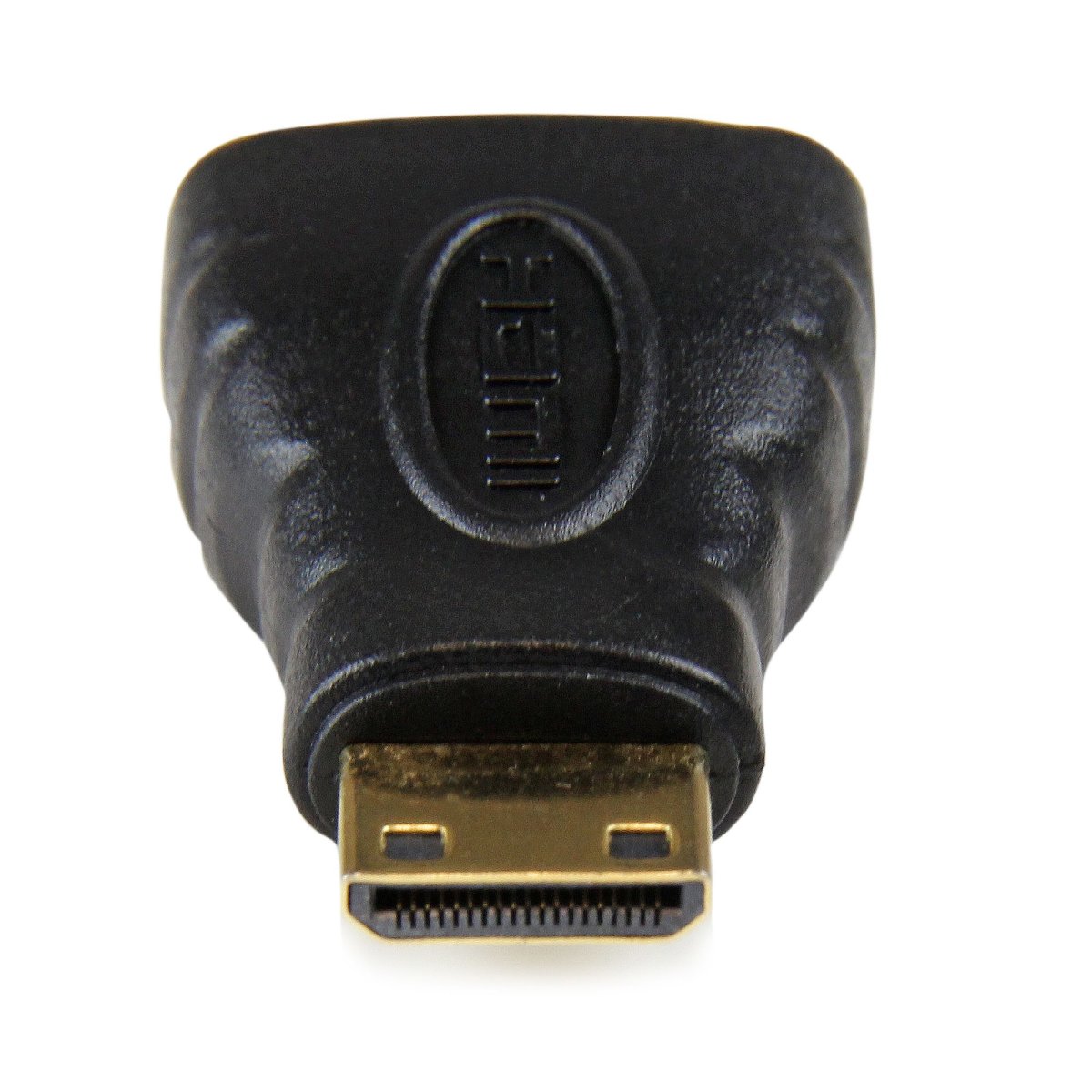 Adaptador de Video Mini HDMI a HDMI Startech HDACFM, Hasta 4K 30Hz, 1080p 120Hz, Chapado en Oro, Color Negro - imagen 3