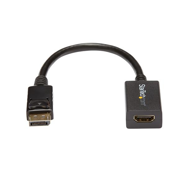 Cable Adaptador de Video 21cm DisplayPort 1.2 a HDMI Startech DP2HDMI2, Hasta 1920x1200, Color Negro - imagen 2