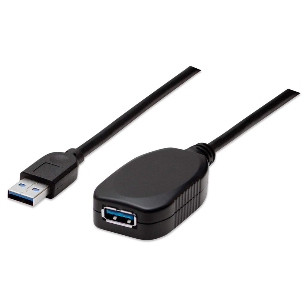 Extension Activa USB-A 3.0 5m Manhattan 150712, 5Gbps, Color Negro - imagen 1