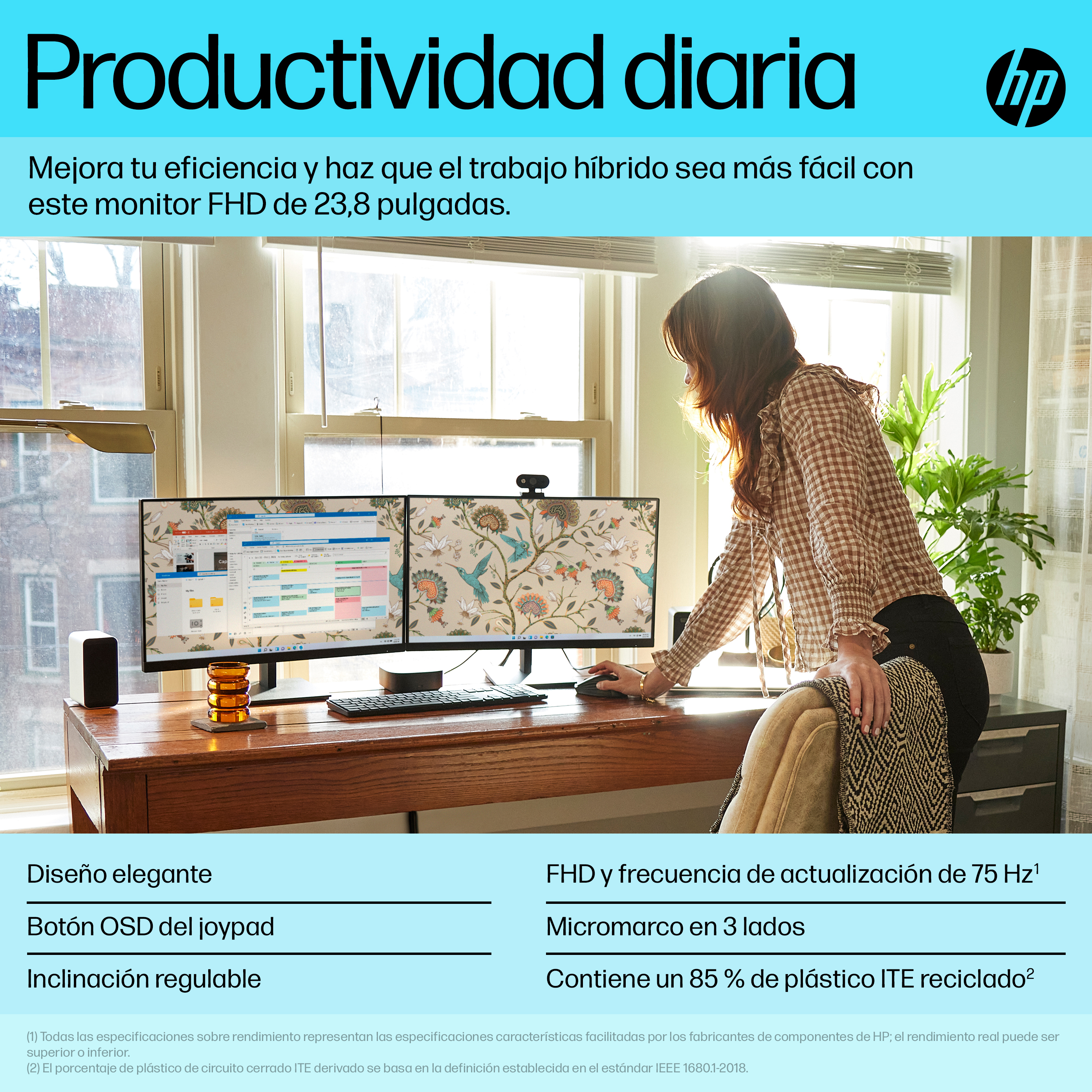 MONITOR HP P24V G5 23.8IN 64W18AA