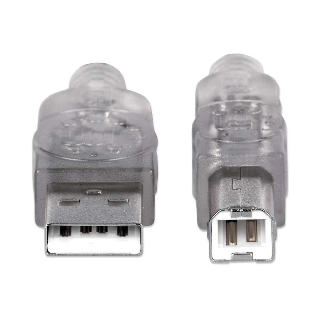 CABLE USB 2.0 A-B MANHATTAN - 5 M, USB A, USB B, MACHO/MACHO