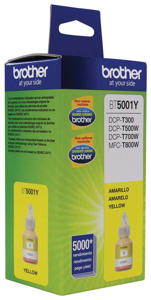 Botella Brother BT5001Y, amarillo, 5,000 páginas - imagen 3