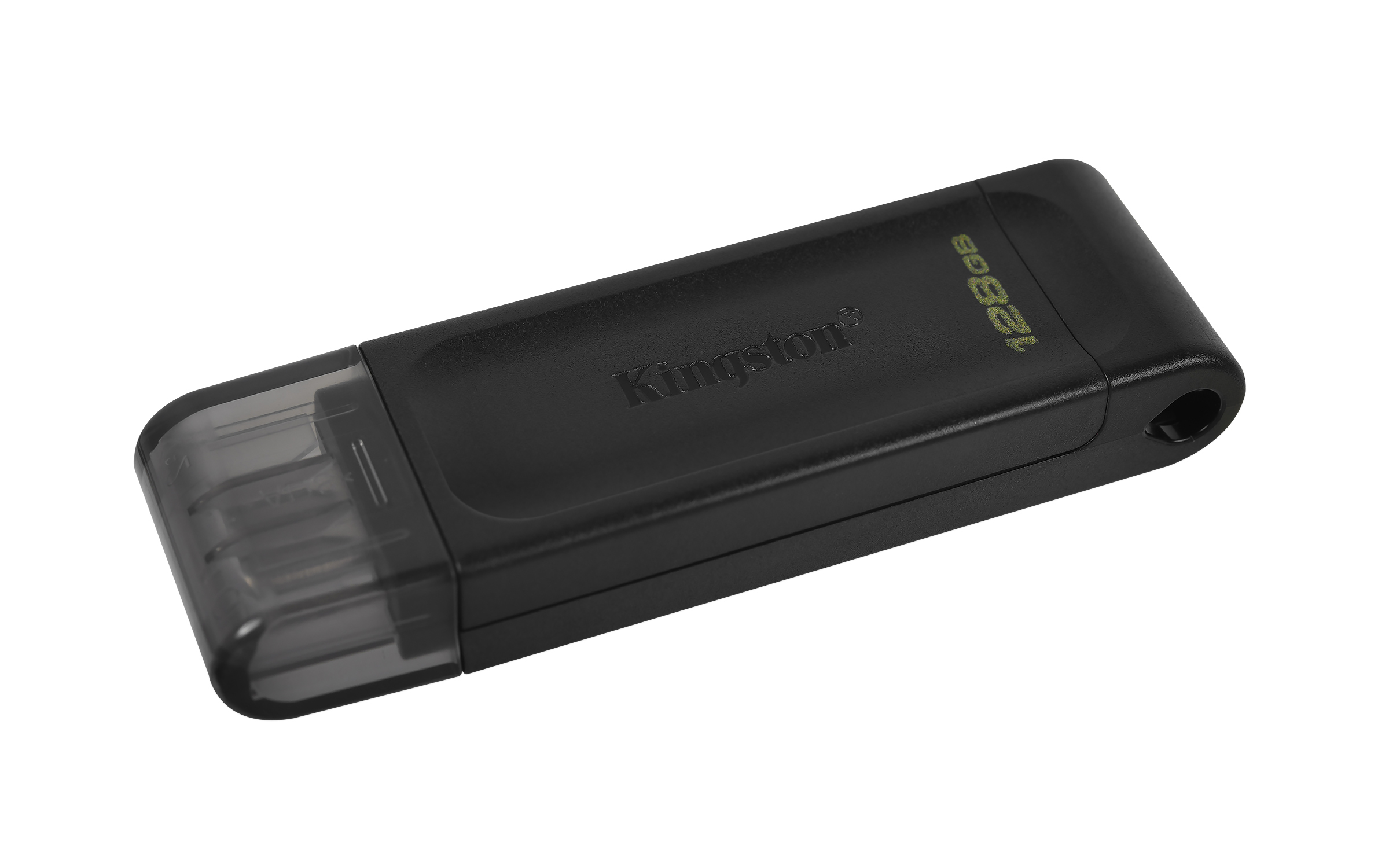 Memoria USB-C 128GB Kingston DataTraveler 70, USB 3.2 Gen 1, Color Negro - imagen 2