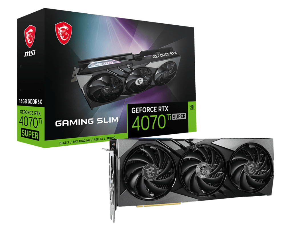GPU RTX4070Ti Super MSI Gaming X Slim