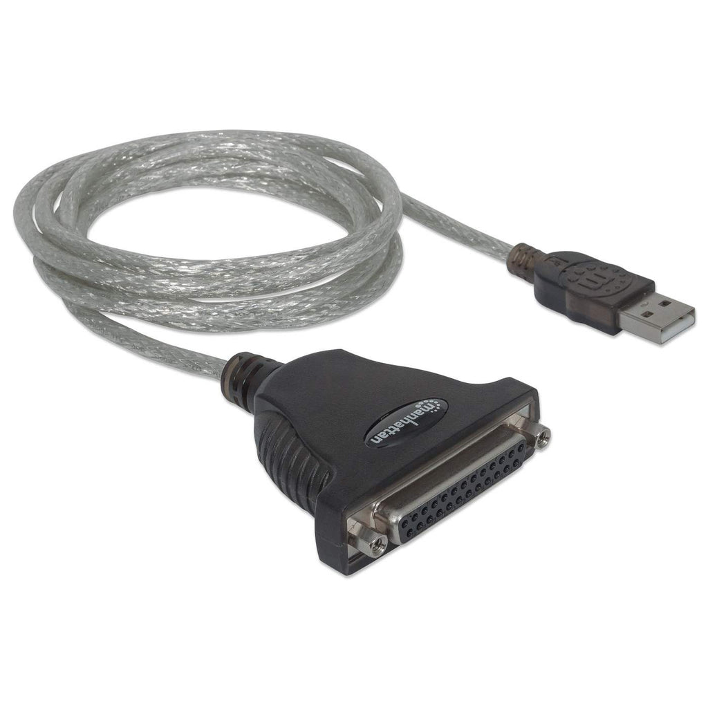 Convertidor USB a Paralelo DB25 Manhattan 336581, USB-A Macho a DB25 Hembra, 1.8m, Color Plata - imagen 5