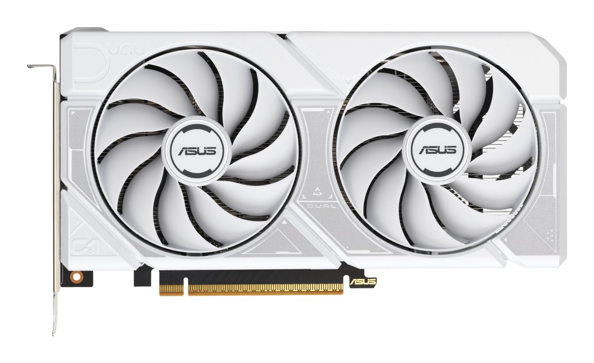 Tarjeta de Video NVIDIA RTX5060 Asus Dual White Edition, 8GB GDDR7, 3 DisplayPort + 1 HDMI, Min 550W - imagen 1