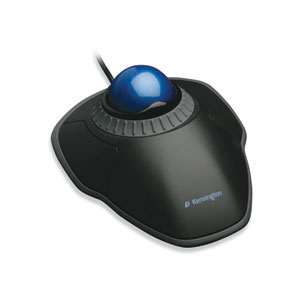Mouse Alámbrico Kensingston Trackball Orbit, Bola de 40mm, Botones Programables, Bateria AA, Color Gris