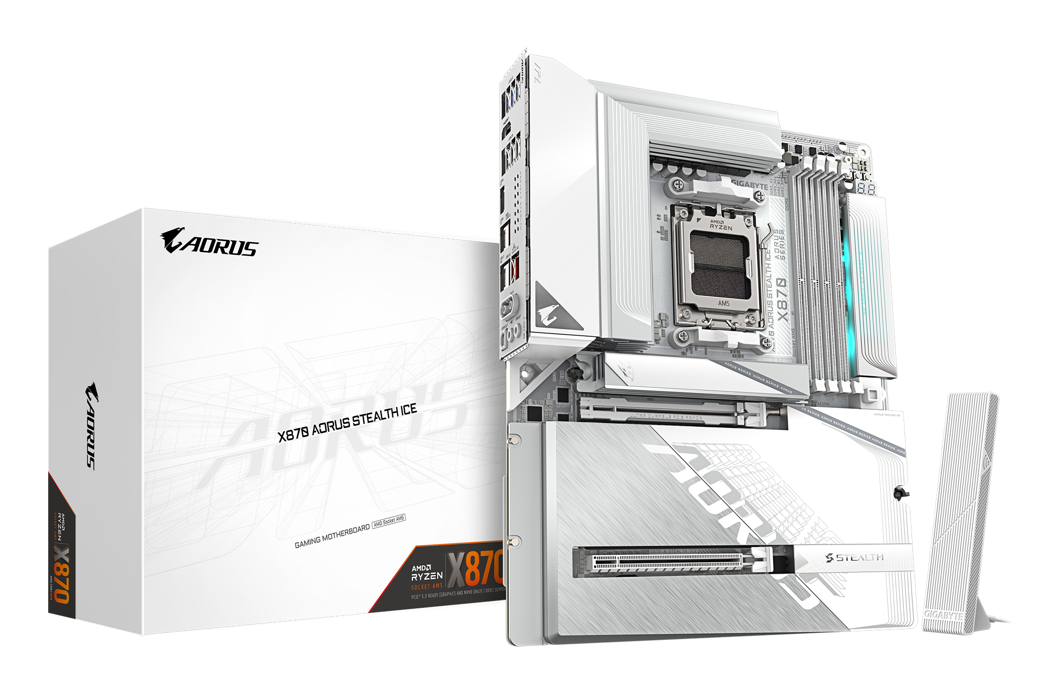 Motherboard X870 AORUS STEALTH ICE