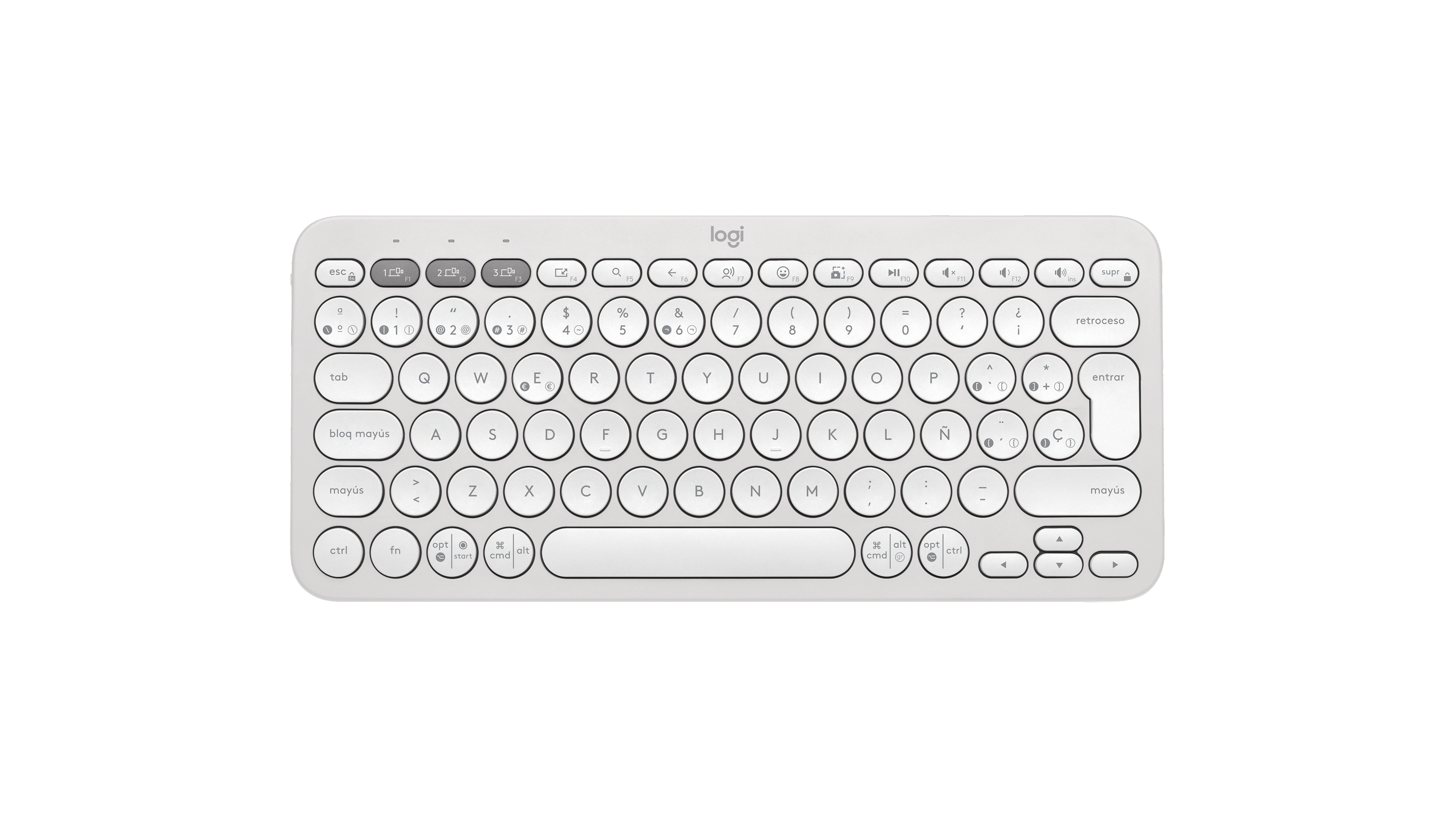 Teclado Logitech Pebble Keys 2 Blanco