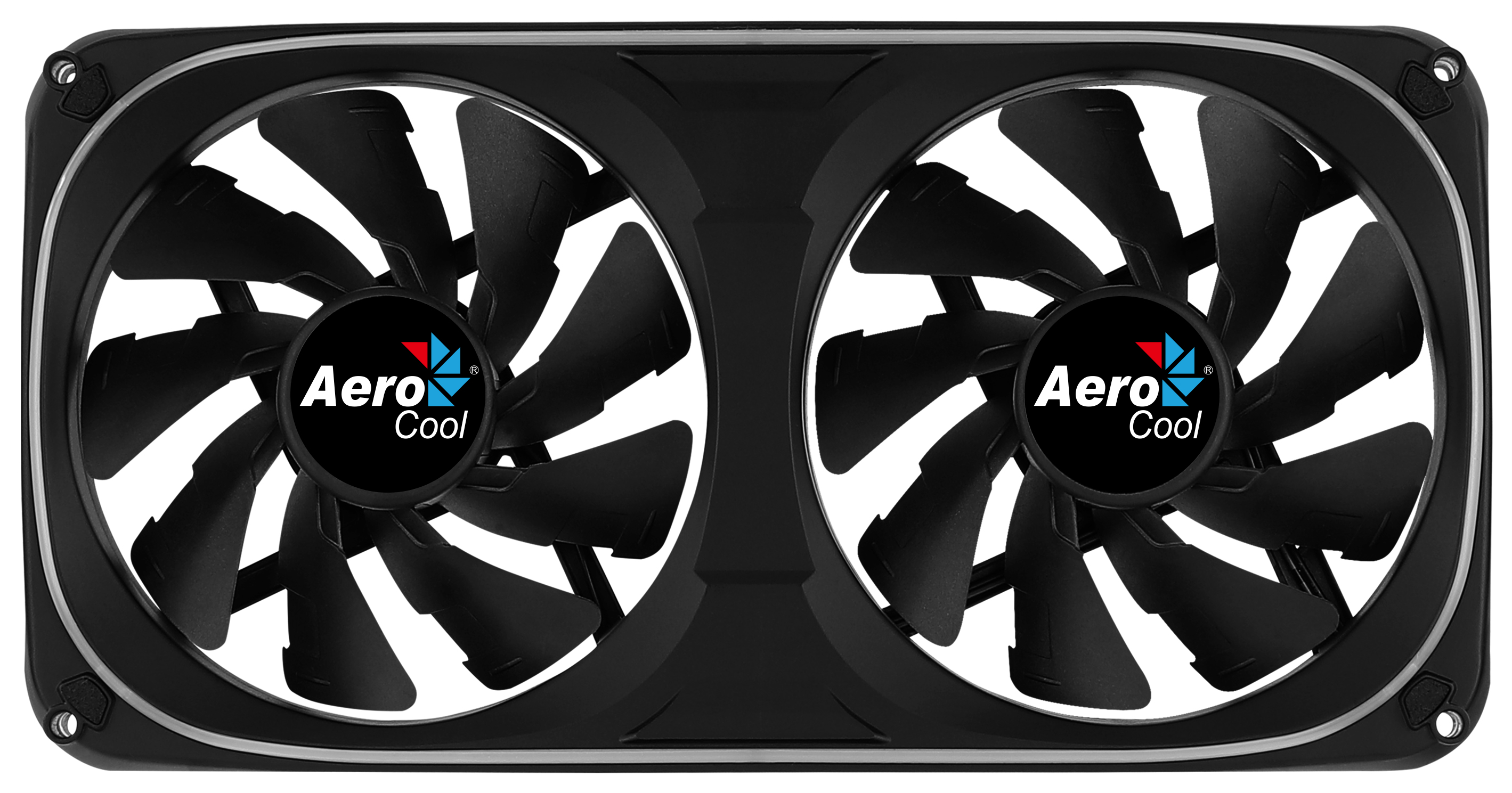 Kit de 2 Ventiladores 120mm Aerocool Astro 24, 1000 RPM, ARGB, 1 sola pieza, Color Negro - imagen 3