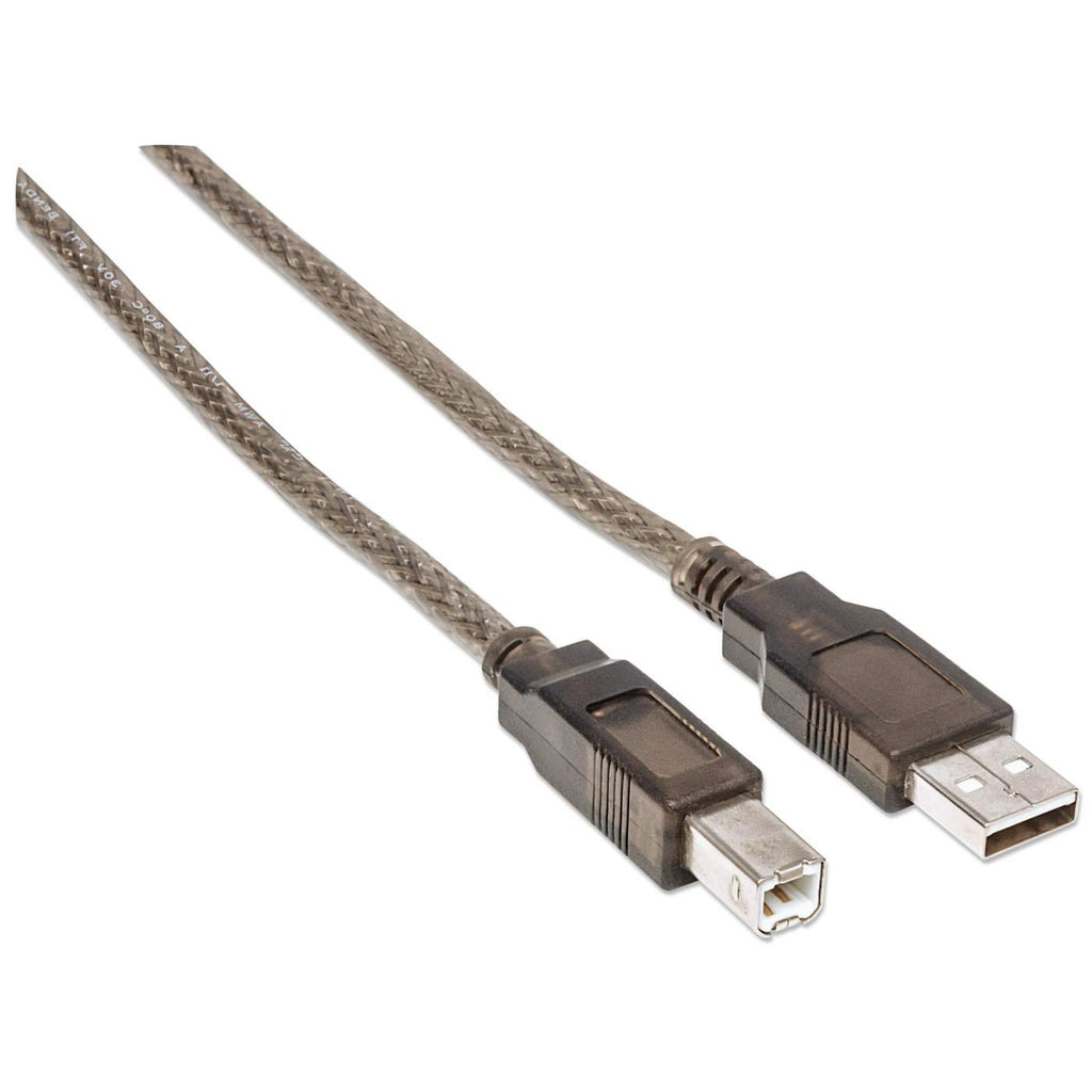 Extensión Activa USB-A 2.0 11m Manhattan 510424, 480Mbps Color Plata