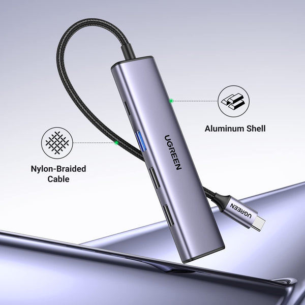 HUB Ugreen USB-C - usb 2.0, usb 3.0, HDMI, USB C, 15495 - imagen 5