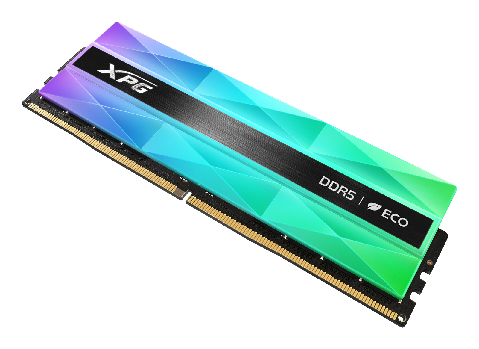 Memoria RAM DDR5 DIMM 16GB 6400MHz CL32, XPG LANCER NEON RGB, Color Negro. AX5U6400C3216G-CLANRSG