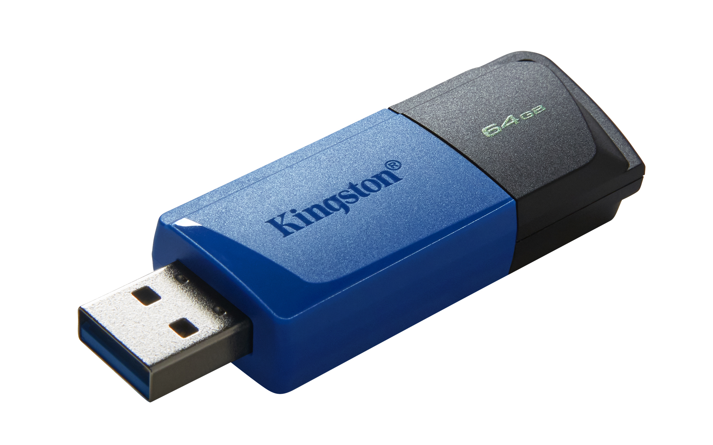 Memoria USB-A 64GB Kingston DataTraveler Exodia M, USB 3.2 Gen 1, Color Negro/Azul - imagen 5