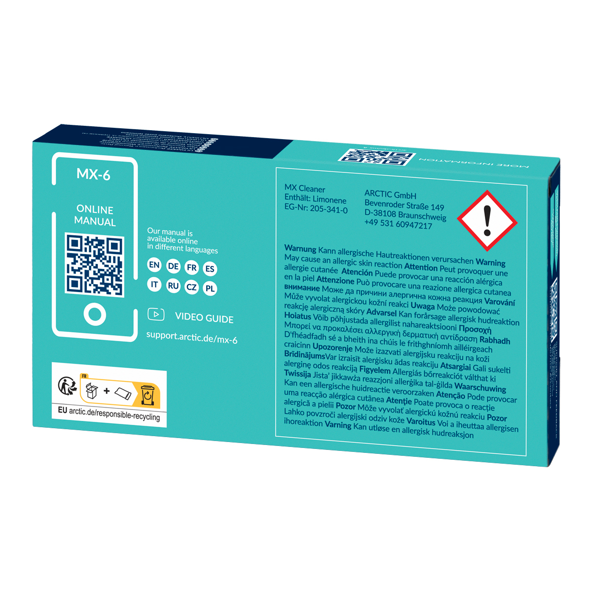 Pasta Termica Artic MX-6 4g con Toallita