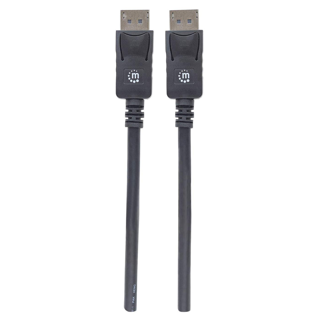 Cable de Video 1m DisplayPort a DisplayPort 1.2 Manhattan 306935, 4K 60Hz, Color Negro - imagen 4