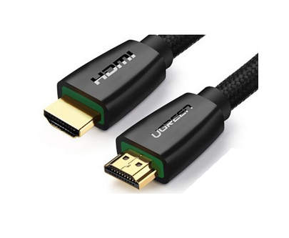 Cable de Video 5m HDMI a HDMI 2.0 Ugreen 40412, 4K 60Hz, Nylon Trenzado, Color Negro - imagen 1