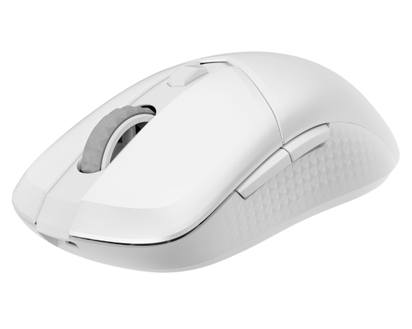 Mouse Inalámbrico Tri-Modo MSI Versa 300, 8,000dpi, 60g, 6 Botones, RGB, Color Blanco - imagen 3