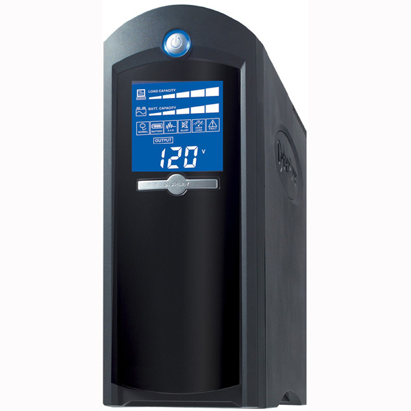 No-Break 1500VA/900W CyberPower CP1500AVRLCD. 6 Tomas Respaldadas y Supresión d/P. + 6 con Supresión d/P., RJ45, LCD - imagen 4