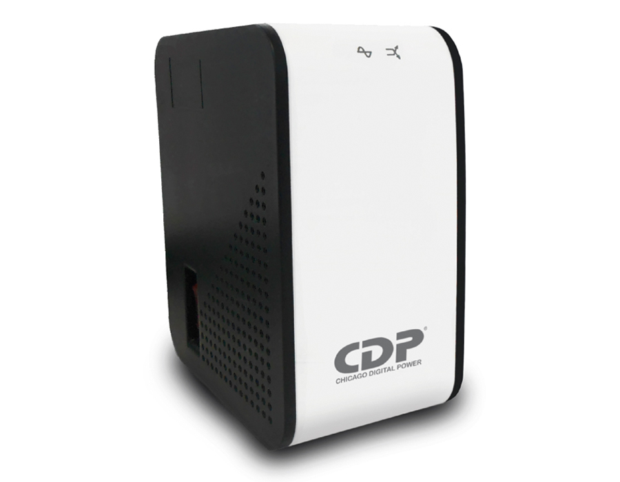 Regulador de Voltaje 1000VA/500W CDP  R2C-AVR 1008. 4 Tomas AVR y Supresión d/P. + 4 con Supresión d/P.