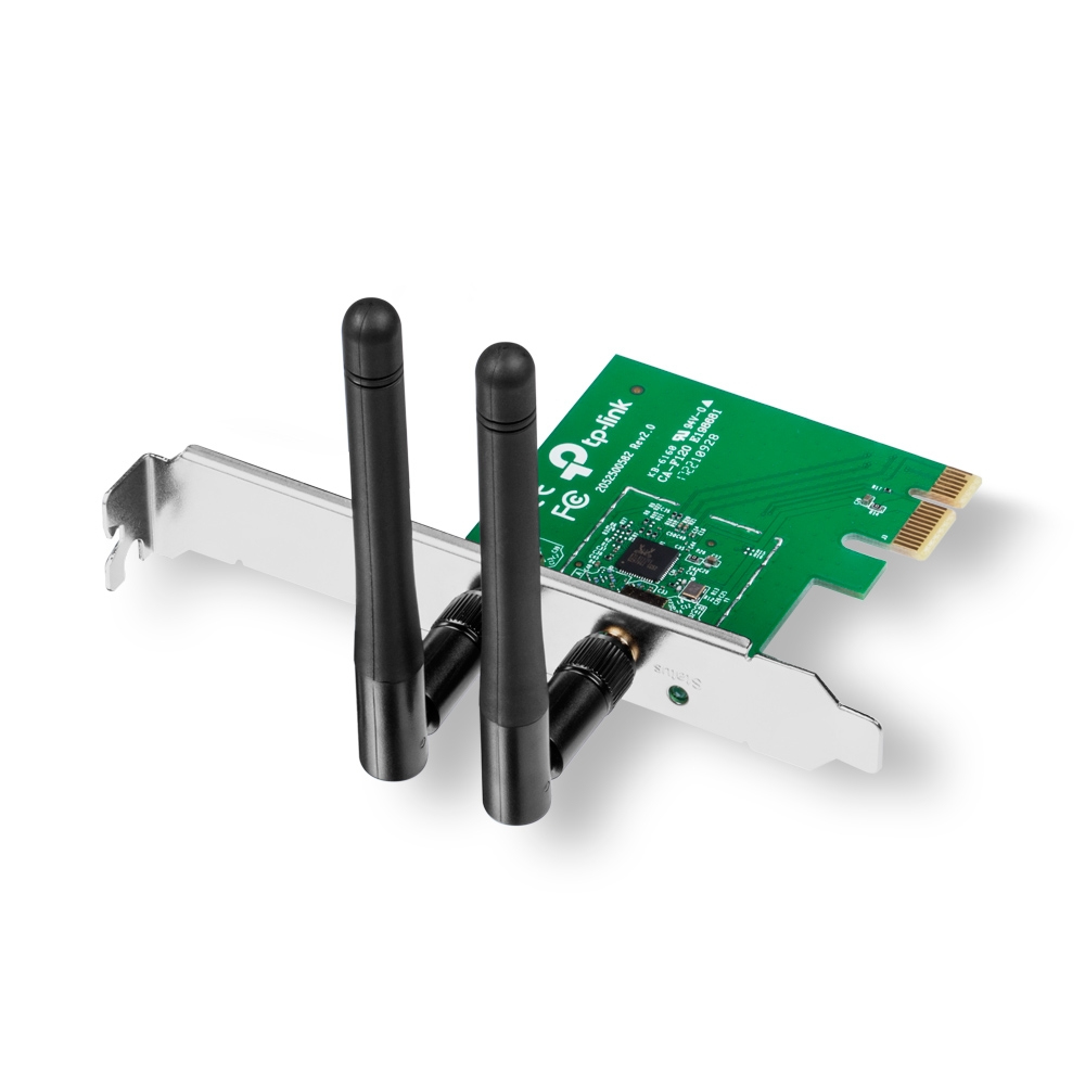 Tarjeta de Wi-Fi PCIe TP-Link TL-WN881ND, 2 Antenas 2.4GHz 300Mbps
