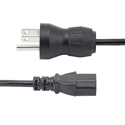 Cable de Poder Grado Hospitalario NEMA 5-15P a C13, 3m (10 pies), 18AWG, 10A 125V, Negro, StarTech.com PXTMG10110 - imagen 3