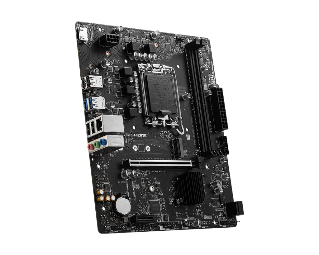 Motherboard LGA1700 Micro-ATX MSI PRO H610M-S DDR4, 64GB RAM DDR4 Max, 1 M.2 PCIE 3