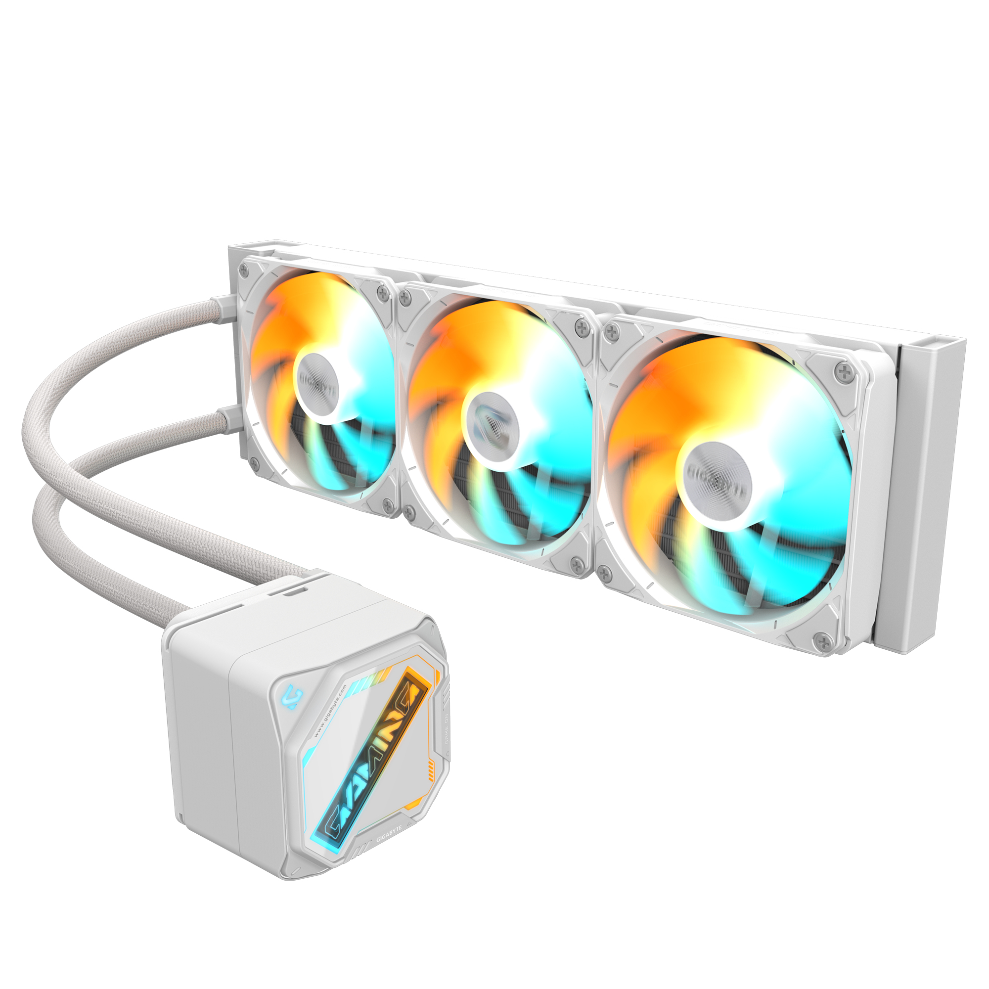 Enfriamiento Liquido 360mm Gigabyte GAMING 360 ICE, ARGB, Color Blanco - imagen 5