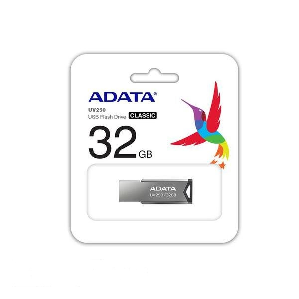 Memoria USB-A 32GB Adata UV250, USB 2.0, Metálica, Color Plata - imagen 3