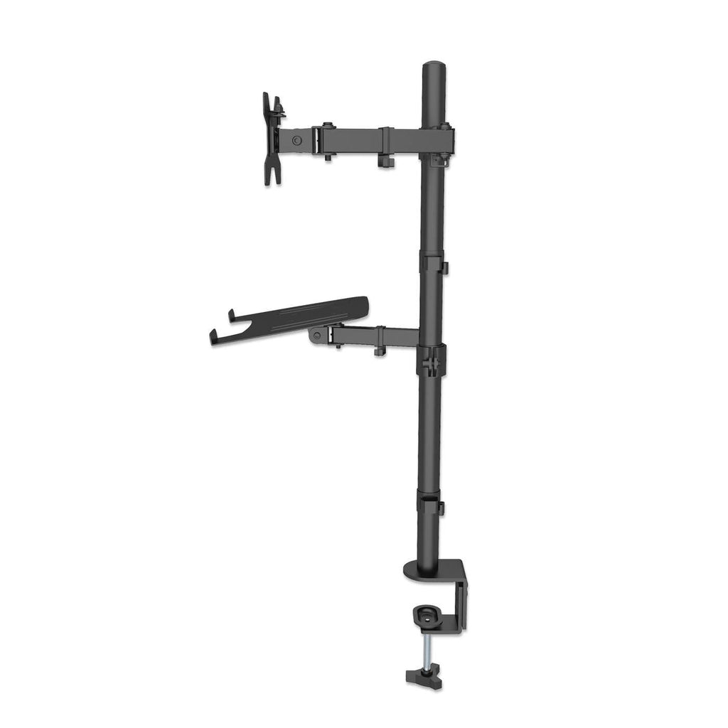 Soporte Articulado de escritorio para Monitor y Laptop, Manhattan 462136, de 13" a 32", hasta 8kg, VESA 100x100 Max - imagen 5