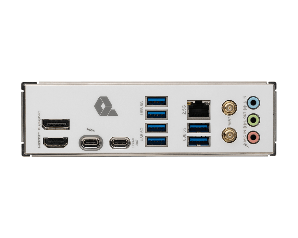 MotherBoard 1851 ATX MSI Z890-S WIFI WHITE, 256GB RAM DDR5 Max, 1 M.2 PCIE 5 + 2 M.2 PCIE 4, Wi-Fi 7 + BT 5.4 - imagen 5