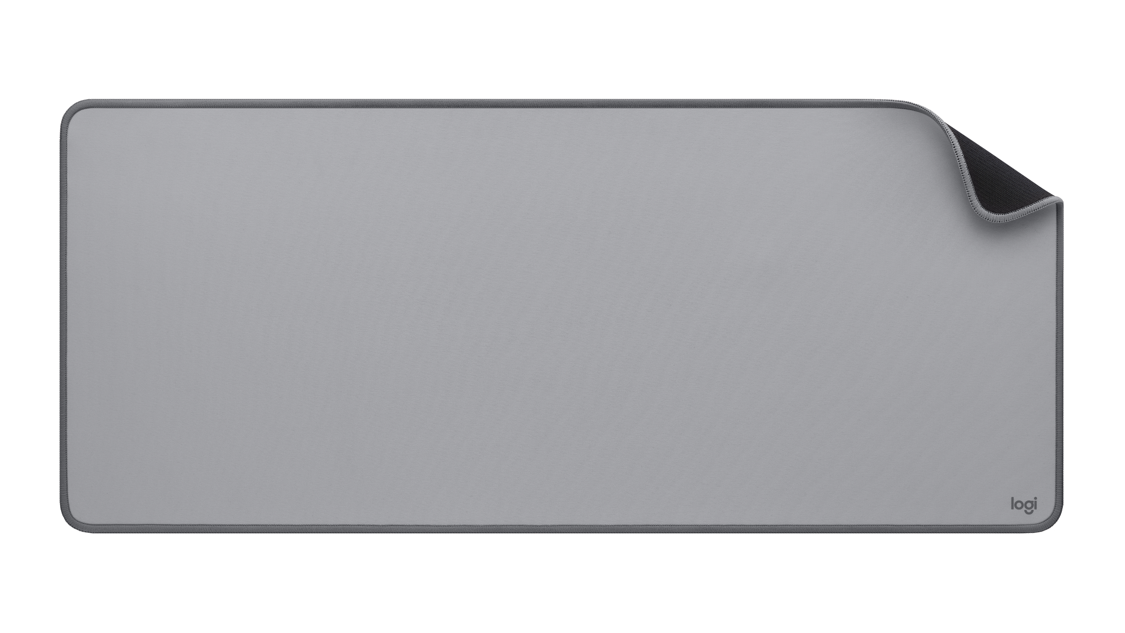 Mousepad Logitech Desk Mat Studio Series, Tela + Goma, 70cm x 30cm x 2mm, A Prueba de Salpicaduras, Color Gris - imagen 2