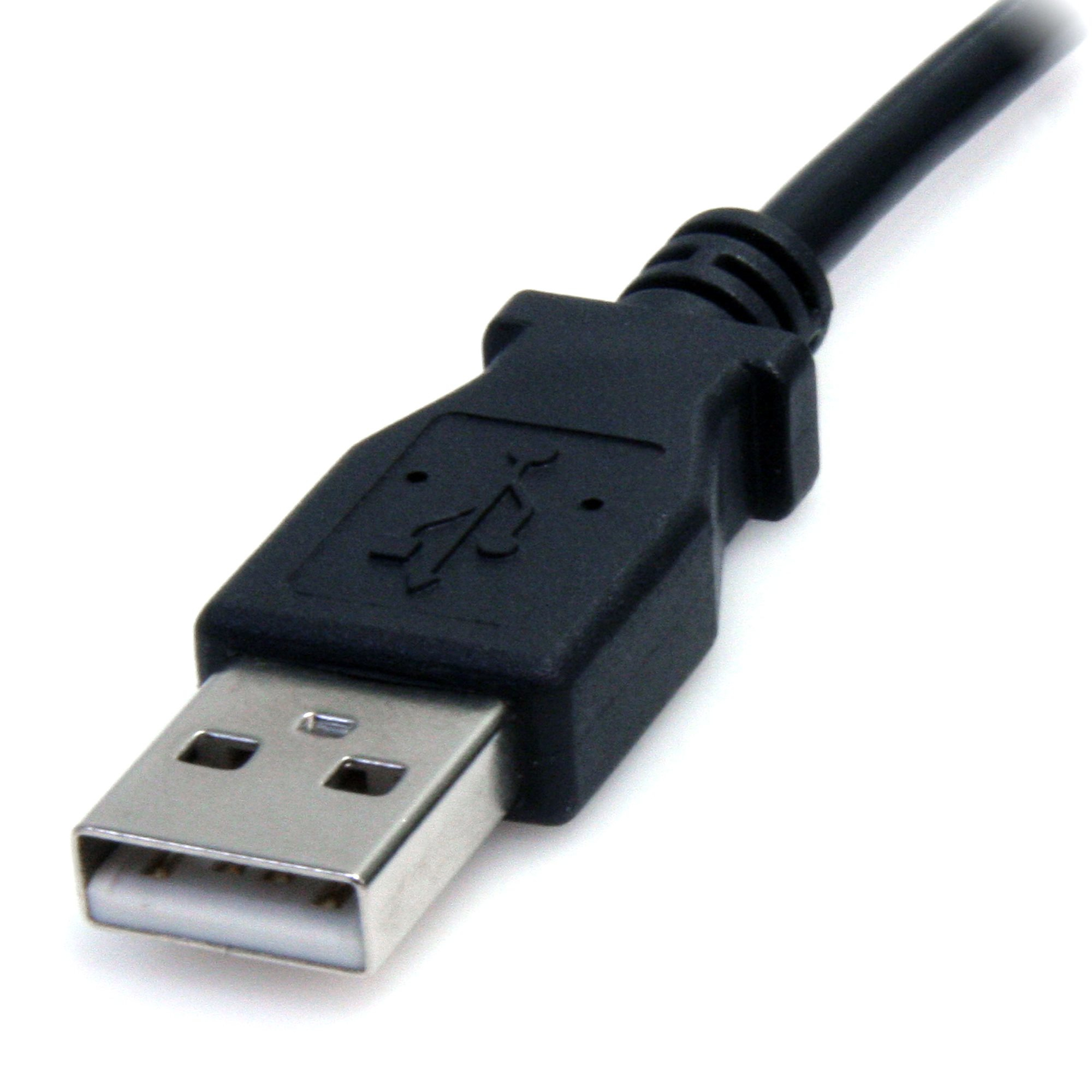 Cable USB-A a Coaxial Tipo M 5.5mm, 2m, StarTech.com USB2TYPEM2M, Color Negro - imagen 2