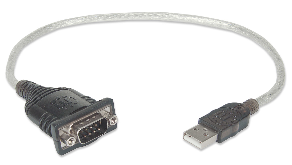 Convertidor USB a Serial RS232 Manhattan 205146, USB-A Macho a DB9 Macho, 45cm, Chip Prolific PL-2303 - imagen 3