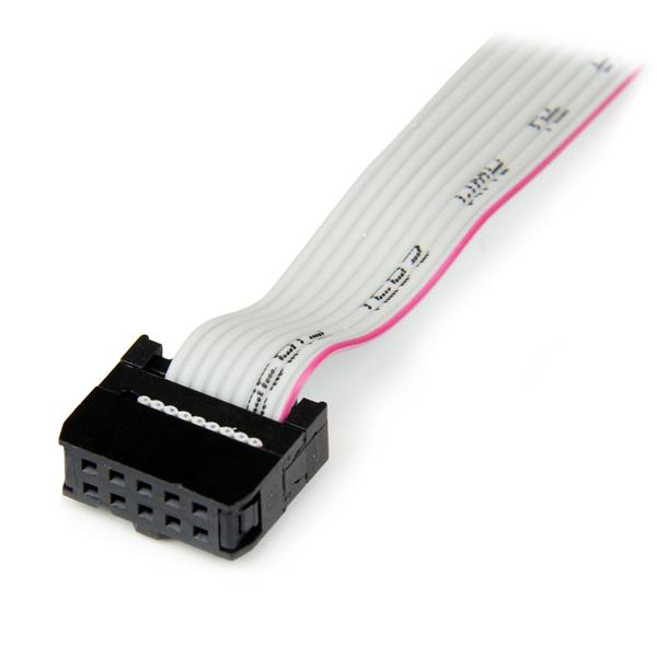 Adaptador Header Serial StarTech.com PLATE9M16, DB9 RS232 a IDC 10 Pines, 40cm - imagen 2